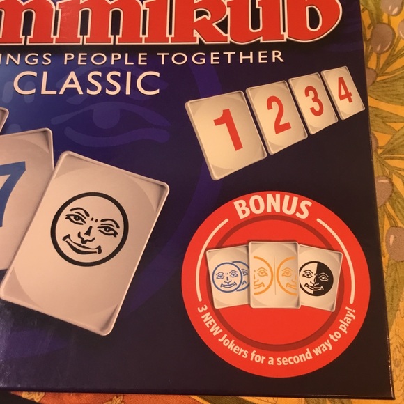 Rummikub Classic with 3 New Jokers 2nd Way 2 Play, Tile Game by Pressman, Used - Picture 2 of 10